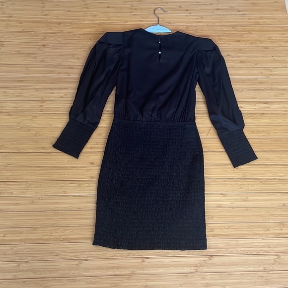 Rebecca Minkoff Smocked Tabby Balloon Sleeve Mini Dress - Picture 7 of 10